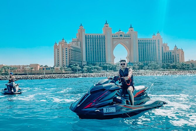 Exclusive 1HR Jet Ski Tour- Burj al Arab & Atlantis - Atlantis The Palm, Dubai Marina Skyline, and The World Island by Sea