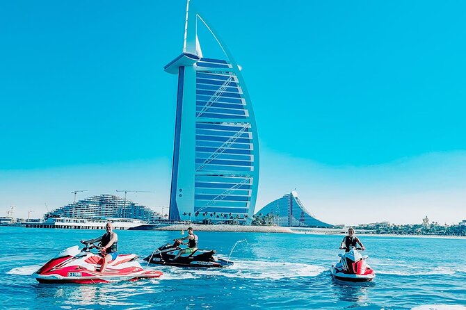 Exclusive 1HR Jet Ski Tour- Burj al Arab & Atlantis - Getting Started at Popeye Jetski by Umm Suqueim