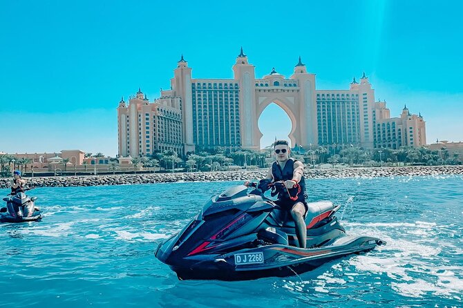 Exclusive 2HR Jet Ski TOUR-JBR & BLUEWATERS-ATLANTIS-BURJ AL ARAB - Controls matter: riding your own two-seater, not clinging to a stranger