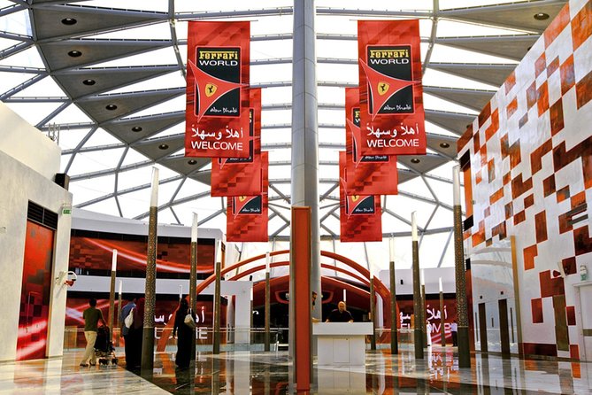Ferrari world & Warner bros. parks with transfer from Dubai - Yas Island is built for a one-day theme park sprint