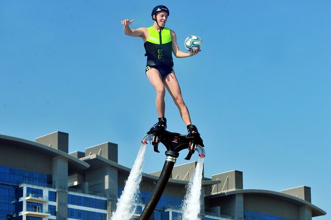 Flyboard Activity in Dubai - What’s included: helmet, lifejacket, and the board