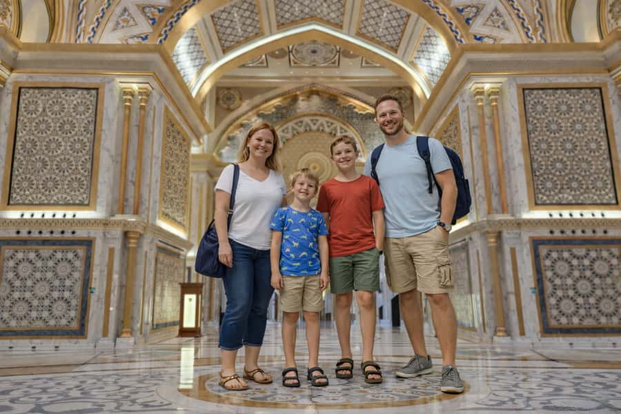 From Dubai: Abu Dhabi Day Tour with Qasr al Watan - Heritage Village: Arabic Traditions Made Concrete