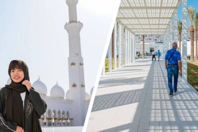 Abu Dhabi Full-Day Trip with Louvre & Grand Mosque