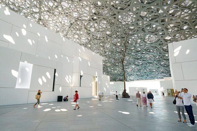 From Dubai: Abu Dhabi Premium Full-Day Sightseeing Tour & Louvre - Sheikh Zayed Grand Mosque at 10:00 am, Dress Code Included in the Real World