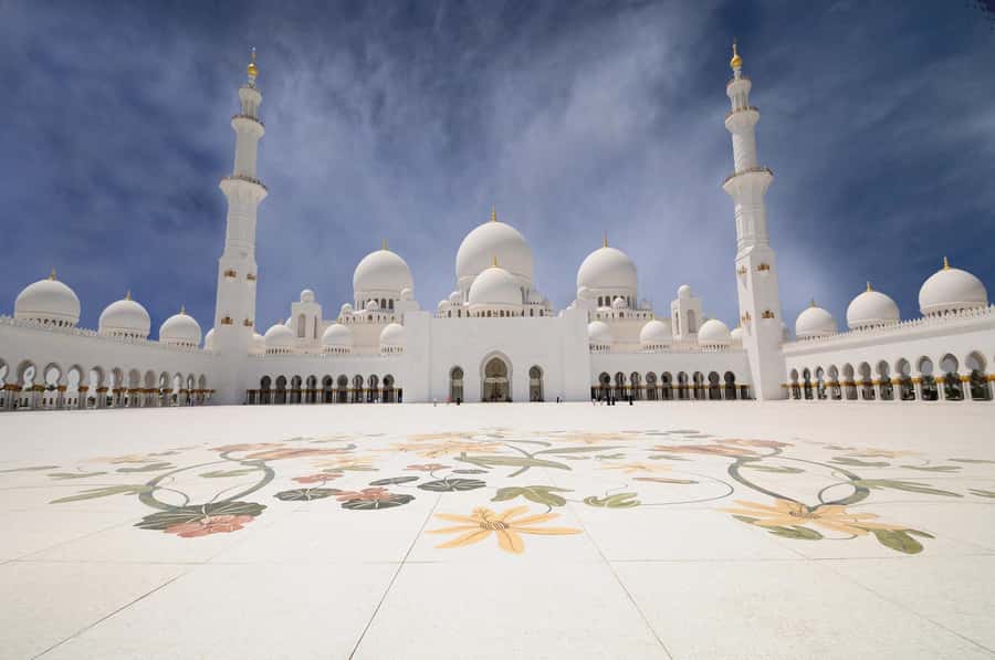 From Dubai: Full Day City Tour, Grand Mosque, Qasr Al Watan - Sheikh Zayed Grand Mosque, 82 domes and the cool calm you want