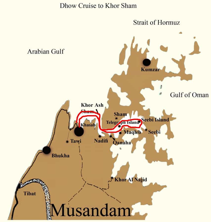 From Dubai to Norway of Arabia|Telegraph Island| Dhow Cruise - Boarding in Khasab and Cruising Musandam on a Real Omani Dhow