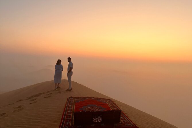 Full Day Liwa Desert Sunset Safari Tour with Lunch at Oasis - Sunset: Watching the Dunes Glow Like a Photo Set
