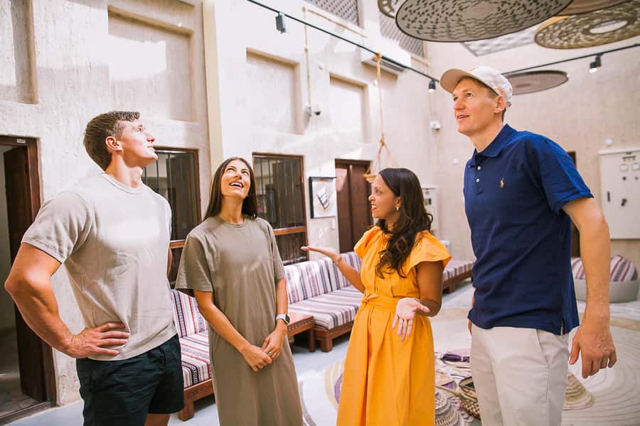 Historic Forts, Boats and Pearls of Old Dubai Walking Tour - Entering Al Bastakiya, the Old Dubai Neighborhood That Sets the Mood