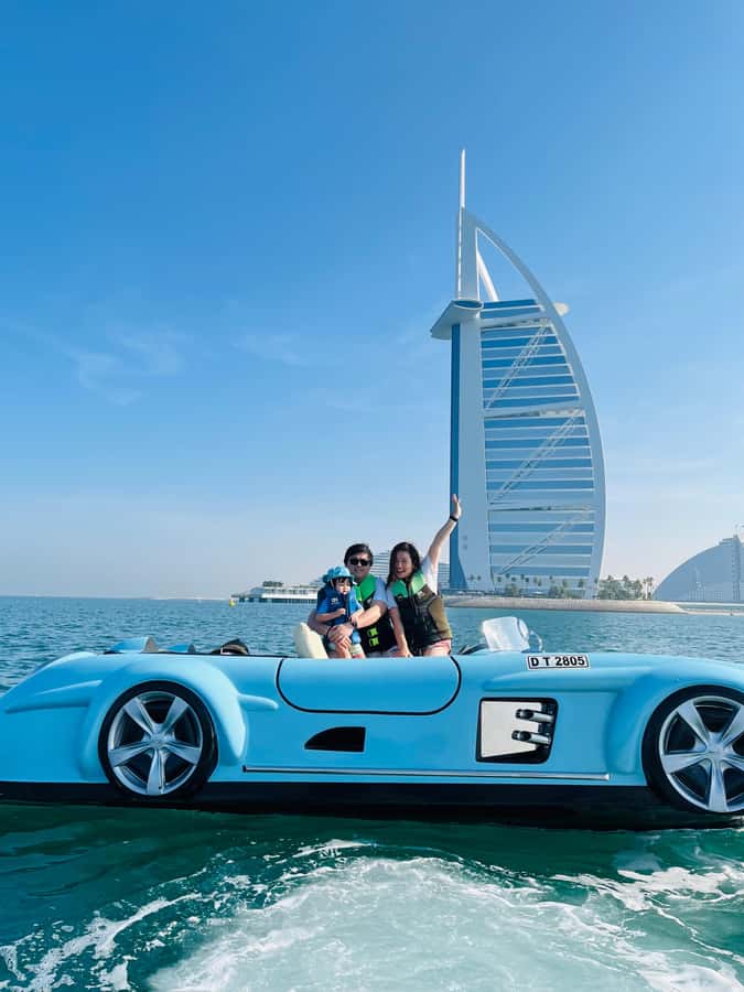 Jet Car: Squad Goals, 4 Seats. 1 Epic Ride Dubai - Safety gear and rules, plus who should skip this ride