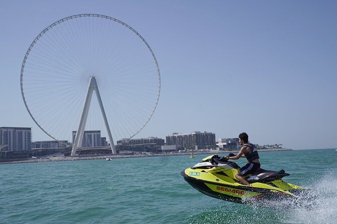 Jet Ski Ride in Dubai JBR The Beach - JBR Jet Ski in 15 Minutes, With Bluewaters on Your Radar