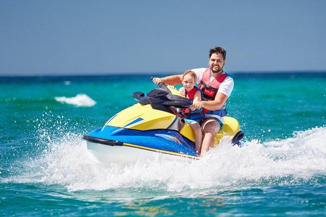 Jet Ski Tour in Dubai duration 30min Burj Al Arab - Jet Ski vs Flyboard vs Towed Buoy: Picking the Right Water Sport