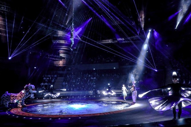 La Perle by Dragone Show Tickets Dubai - Inside the 90 minutes: aerial work, water effects, and stage storytelling