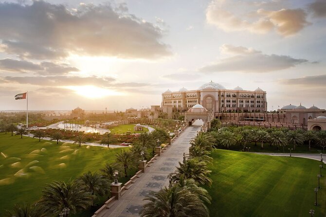 Lebanese Terrace and Emirates Palace with Transfer and Lunch - Views With Your Lunch: Garden Scenes and Arabian Gulf Glimmer