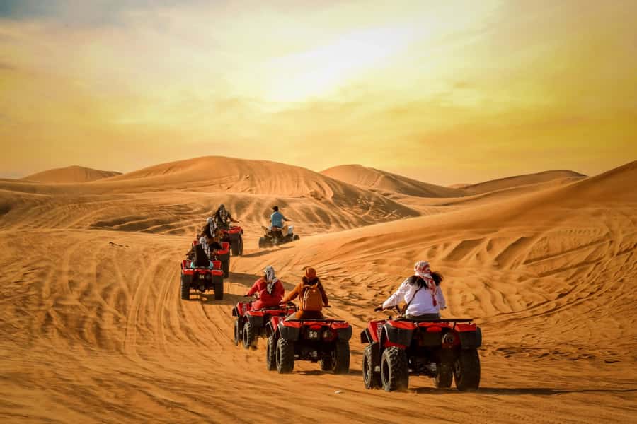 Luxury Dubai Desert Safari, BBQ, Camel Ride, Quad Bike, Show - Price and value at about $35 per person