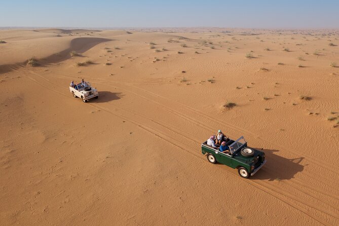 Luxury Hot Air Balloon, Land Rover Defender & Michelin Breakfast - Drone Light Show and the Vintage Land Rover Transition