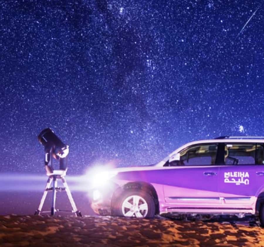 Mleiha Desert Safari with Sandboarding, Stargazing & Dinner - Mleiha Desert Safari: Sharjah dunes with more than just sand and rides