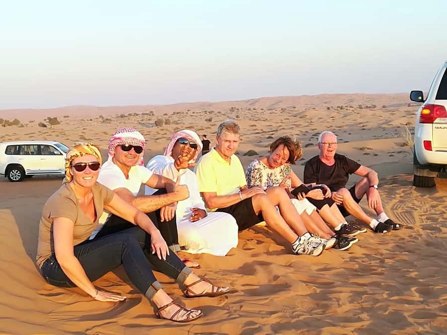 Morning Desert Safari in Ras Al Khaimah - Camp time with Arabic coffee, dates, and a breather