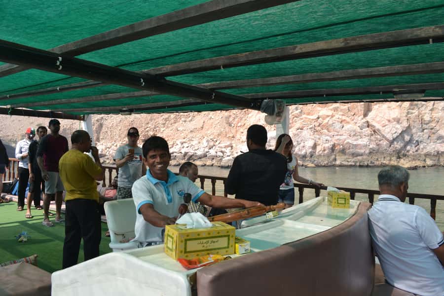Mystic Musandam Full-Day Sea Safari - Dhow and speedboat legs, plus banana boat fun