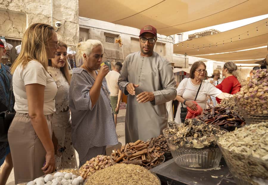 Old Dubai Historic Guided Tour: Creek, Street Food & Souks - Al Seef and Al Fahidi: Mosques, Narrow Lanes, and Old Meets New