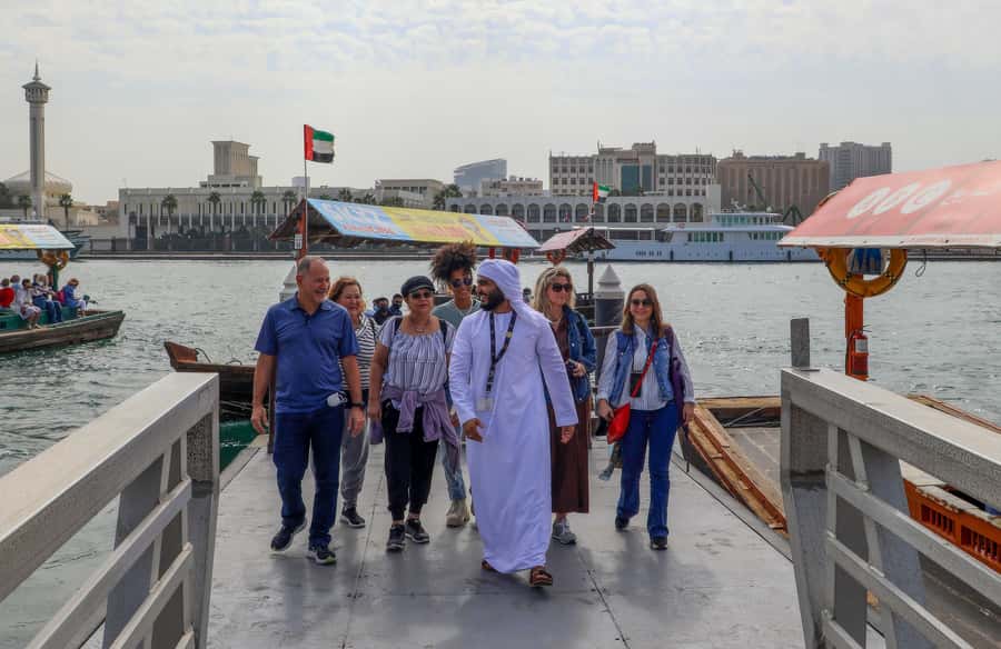Old Dubai Historic Guided Tour: Creek, Street Food & Souks - Gold Souk: Sparkle, Precious Stones, and a Reality Check