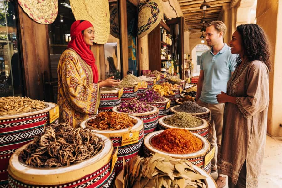 Old Dubai Historic Guided Tour: Creek, Street Food & Souks - Meeting at Al Khayma Heritage Restaurant and Getting Your Bearings