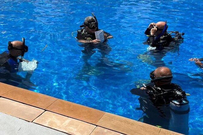PADI Open Water Diving Course in Dubai for 3 Days - Your first training block: forms, briefing, fitting, then confined water skills