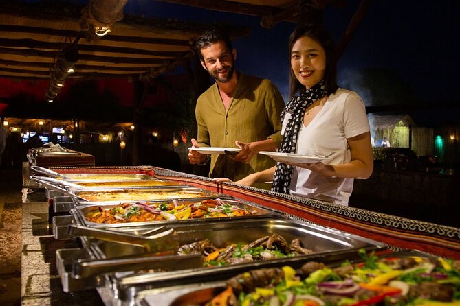 Premium Desert Safari Dubai : Dune Bashing, Camel Ride with BBQ - Desert Camp Extras: Henna, Shisha, and Tea Rituals