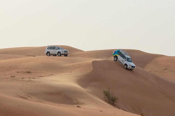 Premium Dubai Desert Safari with BBQ Dinner in the Red Dunes - First, You Leave the City for Real Desert Space