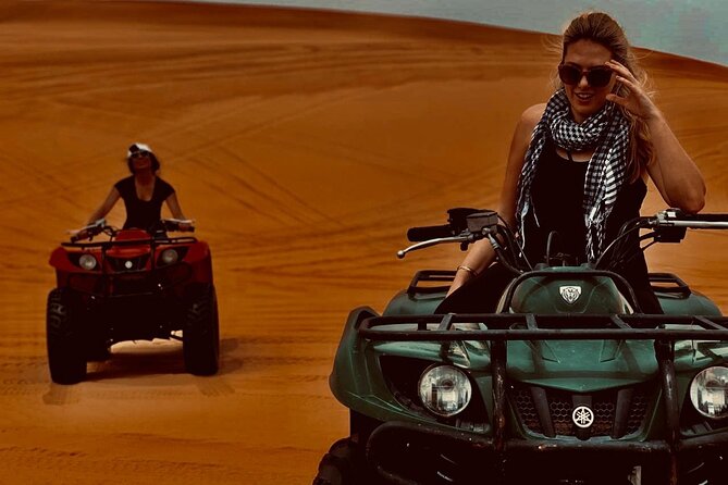Private 4Hour Desert Adventure: Dune Bashing, Camel Ride & Photos - Hotel pickup and private 4x4 timing, done the simple way