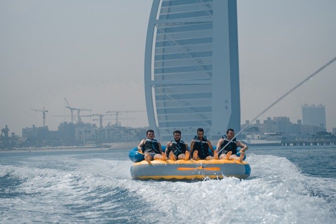 Private 60-min Group Tubing on Speedboat in Dubai - The Burj Al Arab ride: what views you actually get