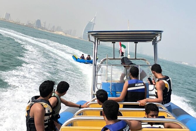 Private 60-min Group Tubing on Speedboat in Dubai - From Nemo WaterSports to the water, what the morning of looks like