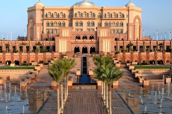 Private Abu Dhabi City tour with Gold Coffee at Emirates Palace - Etihad Towers and Ferrari World: quick thrills, optional on tickets
