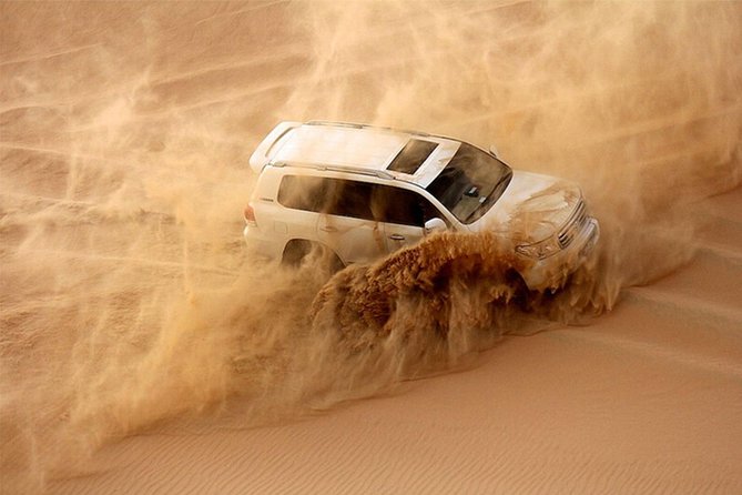 Private Abu Dhabi Evening Desert Safari (Exclusive) - 4x4 pickup and the ride in the desert