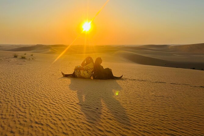 Private Abu Dhabi Sunset Desert Safari with Sand Boarding - Key highlights at a glance