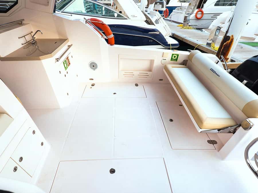 Private Boat Dubai: 36ft - Meeting at Dubai Marina Walk and Getting Ready on Board