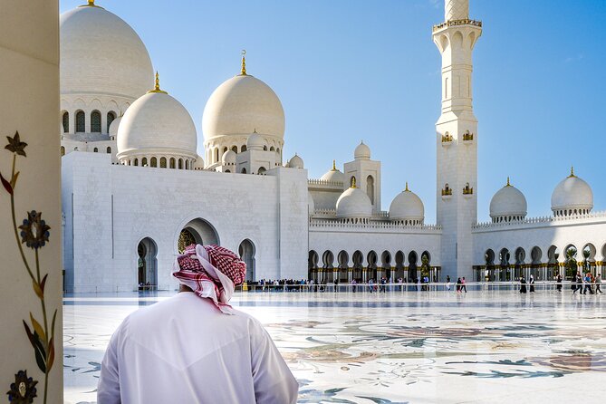 Private Full Day Tour Abu Dhabi City, Grand Mosque & Palace - Yas Mall at the start, then Yas Island without wasting your morning