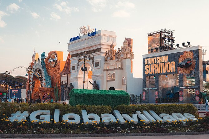 Private Half-Day Tour in Dubai Miracle Garden and Global Village - Global Village: Global Food, Shows, and Shopping at Park Scale