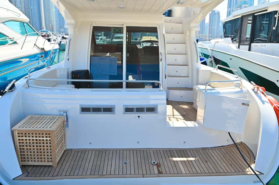 Private Yacht Tour with Marina, JBR, Atlantis & Palm Views - Palm Jumeirah for 1.5 hours: your slow deck time