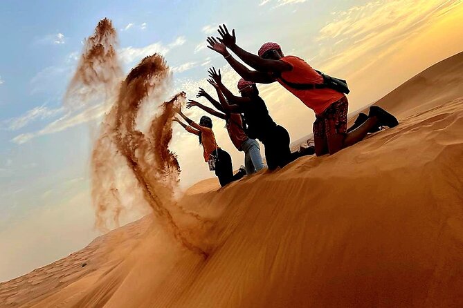 Professional Desert Safari with Camel Ride & BBQ in Bedouin Camp - Bedouin camp at dusk: camel ride, henna, BBQ, and shows