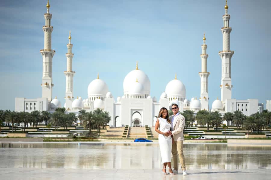 Professional Photoshoot at Sheikh Zayed Mosque - Where the shoot happens: exterior views, then interior angles