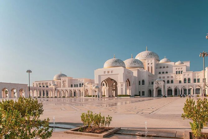 Qasr Al Watan Entry Ticket in Abu Dhabi - Palace Architecture Outdoors: Courtyard, Domes, and Craftwork