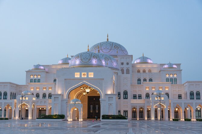 Qasr Al Watan Presidential Palace Abu Dhabi Ticket - Entering the palace grounds, timing your day for maximum impact