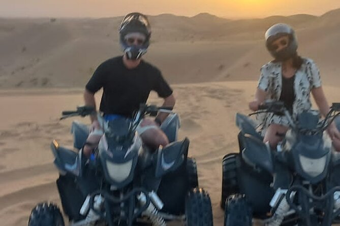 Quad biking tour with or without pick and drop(Abu dhbai ) - Sunset dunes versus early morning heat, when the experience feels best