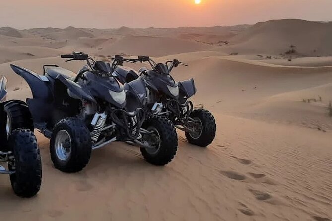 Quad biking tour with or without pick and drop(Abu dhbai ) - Bikes and helmets, why the “quality check” is worth your time