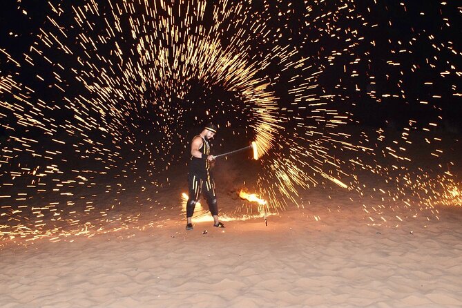 RAK Desert Safari and BBQ Dinner with RAK pick up - Sandboarding and Camel Riding at Camp: Short, Sweet, and On the Way to Dinner