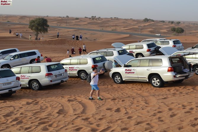 Red Dune evening Desert Safari With BBQ dinner and Camel ride - Camel riding, henna, and the fun photo add-ons