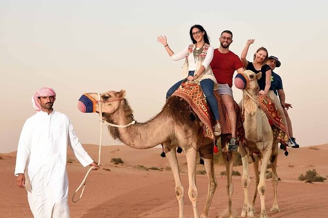 Red Dunes Desert Safari 4x4 Pickup & Drop, Camel Ride BBQ & Shows - Live Entertainment That Actually Fills the Evening: Fire Show and Tanoura