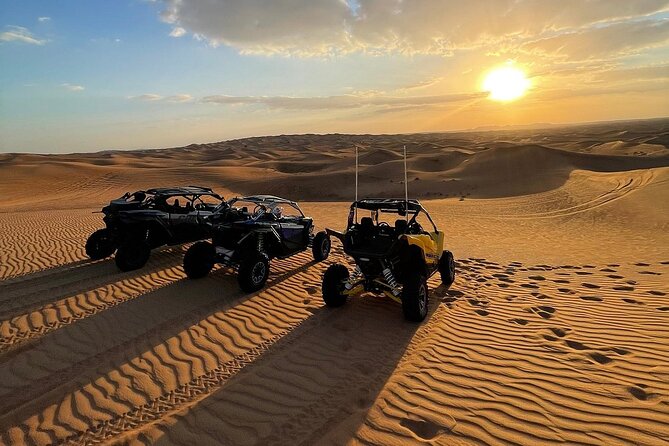 Red Sand desert safari with Quadbike option - Dune Bashing by 4x4 Land Cruiser or Nissan: Fast, Fun, and Bumpy