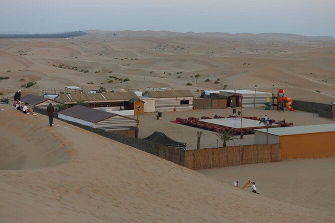 Safari Half-Day Adventure from Abu Dhabi - Desert Camp Activities: Camel Ride, Sand Boarding, Henna, and Shisha