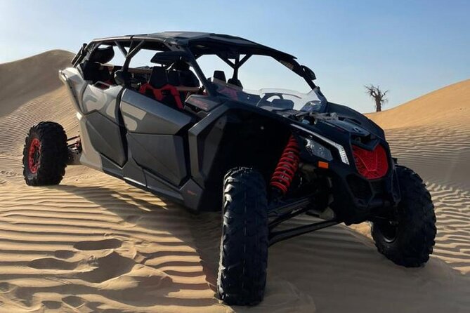 Self Drive Dune Buggy with Sandboarding and Camel Ride - BBQ dinner plus tanoura and belly dancing